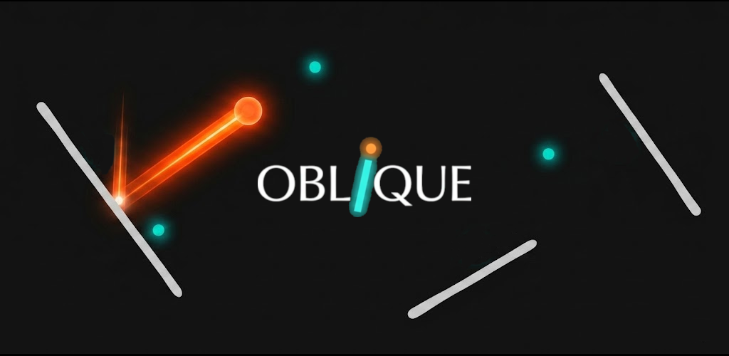 Oblique logo banner